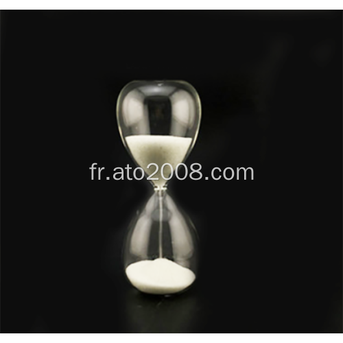 Horloge de sable clair en borosilicate